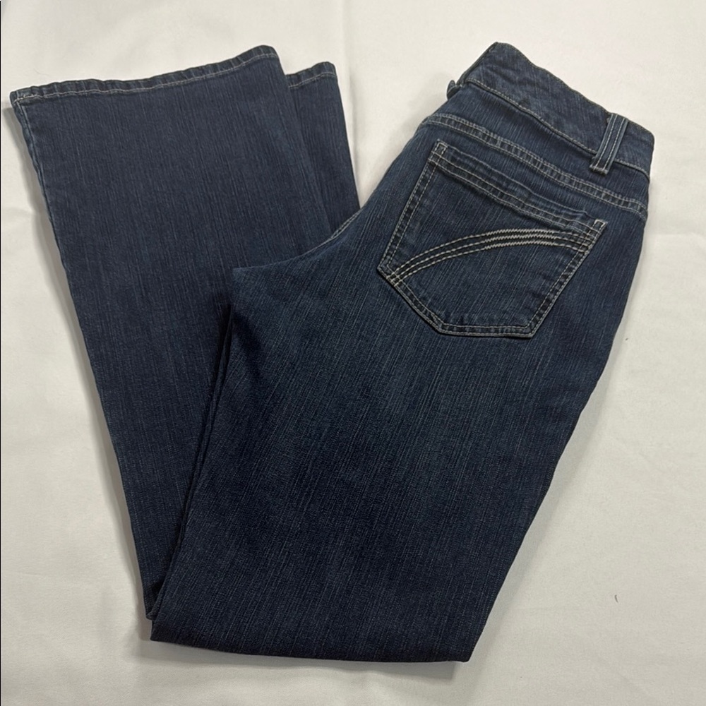 Ruff Hewn Blue Boot Cut Jeans with Classic Design